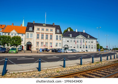 Houses in the aincient town of Elsinore (Helsingør), Denmark.