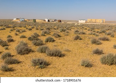 Houses In Karakum Desert In Turkmenistan