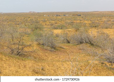 Houses In Karakum Desert In Turkmenistan