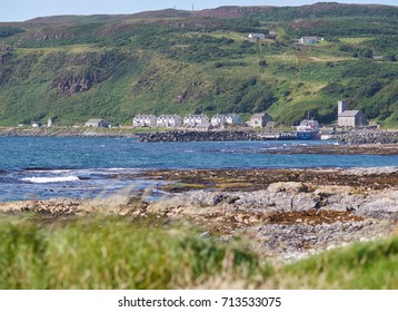 Houses On Rathlin Island, Antrim, Northern Ireland