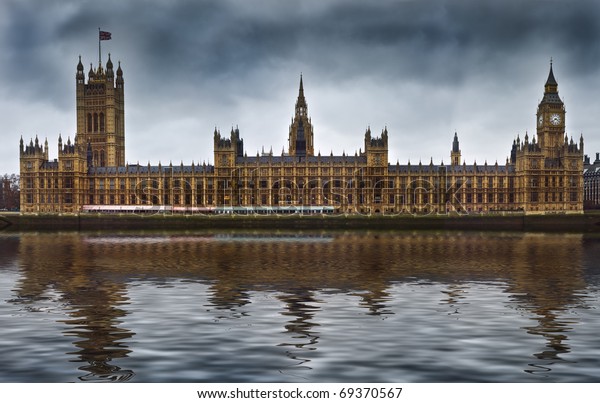 Houses Parliament Known Palace Westminster Rebuilt Stock Photo (Edit ...