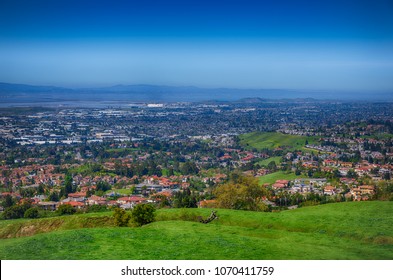 Houses Of Silicon Valley From Mission Peak, California