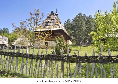 Houses Sirogojno Ethno Village Openair Museum Stock Photo 581713882 ...