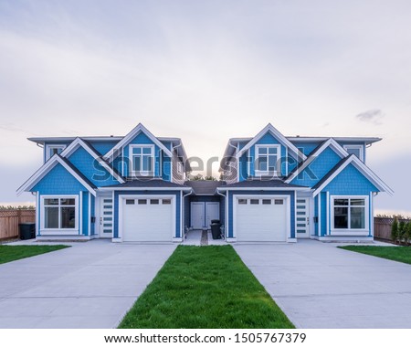 Similar – Image, Stock Photo House front with entrance door