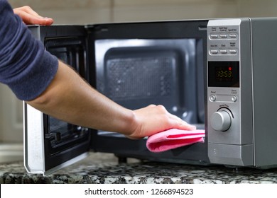 how to disinfect microwave