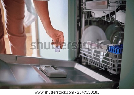 Similar – Image, Stock Photo dishwashing service Rinse