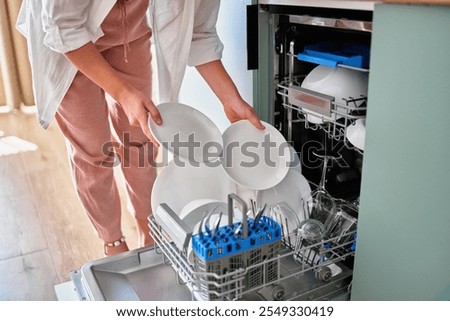 Similar – Image, Stock Photo dishwashing service Rinse