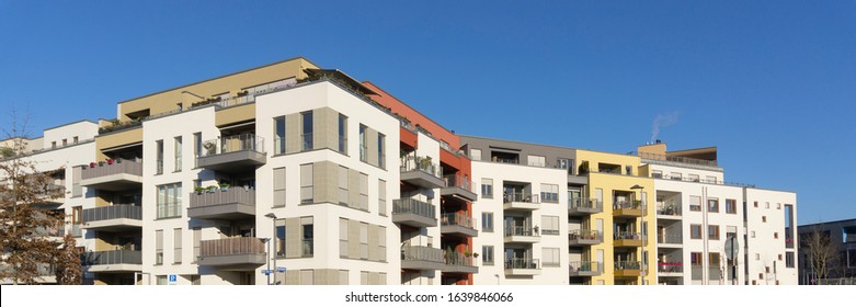 Housing Complex With Modern Multi Family Houses