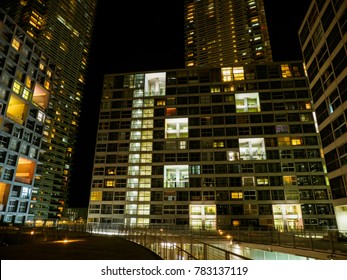 Housing complex Night View
