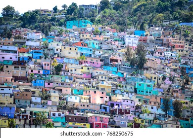 Housing stacked Port-Au-Prince, Haiti