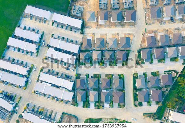 Housing subdivision or housing development. Also\
call tract housing consist of house and construction site in large\
tract of land that divided into smaller. Business process by\
developer and builder.