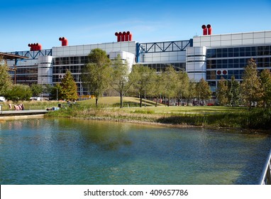 Houston Discovery Green Park In Downtown Texas