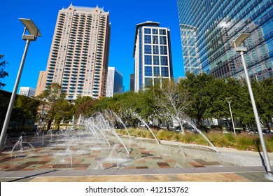 Houston Discovery Green Park In Downtown Texas