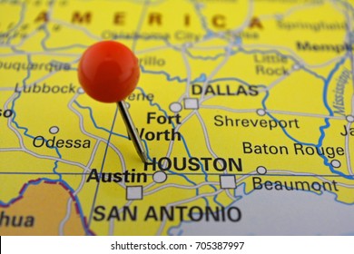 Houston On Map Texas 260nw 705387997 