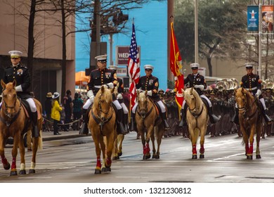 Houston, Texas - 2/23/2019: The Rodeo Parade