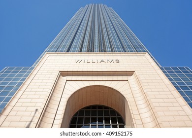 HOUSTON, TEXAS - APRIL 06, 2016: Williams Tower At Houston ,Texas