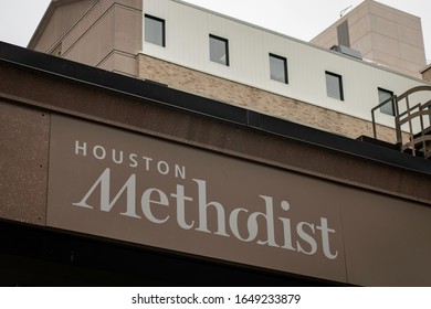 Houston, Texas - February 11, 2020:  Houston Methodist Hospital