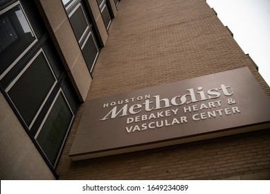 Houston, Texas - February 11, 2020:  Debakey Heart & Vascular Center At The Houston Methodist Hospital
