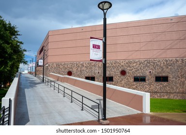 Houston, Texas - September 11, 2019: Health And Physical Education Arena At The Texas Southern University. TSU Will Host The Third Democtratic Primary Debate In September 2019