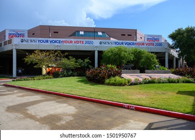 Houston, Texas - September 11, 2019: Health And Physical Education Arena At The Texas Southern University. TSU Will Host The Third Democtratic Primary Debate In September 2019