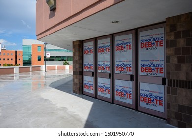 Houston, Texas - September 11, 2019: Health And Physical Education Arena At The Texas Southern University. TSU Will Host The Third Democtratic Primary Debate In September 2019