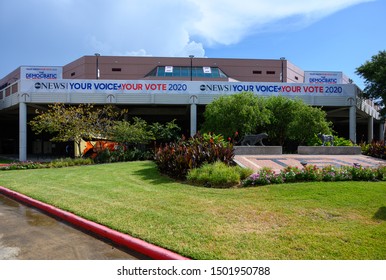 Houston, Texas - September 11, 2019: Health And Physical Education Arena At The Texas Southern University. TSU Will Host The Third Democtratic Primary Debate In September 2019