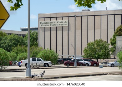 HOUSTON, TEXAS, USA- AUGUST 10, 2019-  The Christopher C. Kraft Jr. Mission Control Center At The Johnson Space Center In Houston Texas