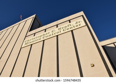 HOUSTON, TEXAS/United States- December 22, 2019 - Historic Christopher C. Kraft Jr. Mission Control Center At The Lyndon B. Johnson Space Center, National Aeronautics And Space Administration (NASA)