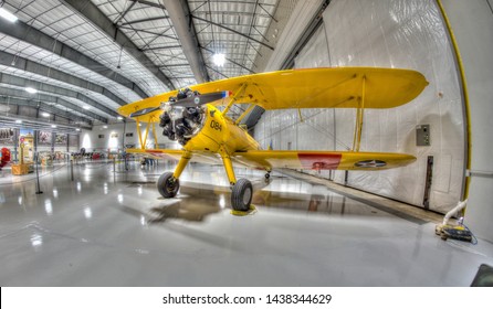 Houston, Texas/USA 8/22/2018
Lone Star Flight Museum
Boeing PT-17 Stearman