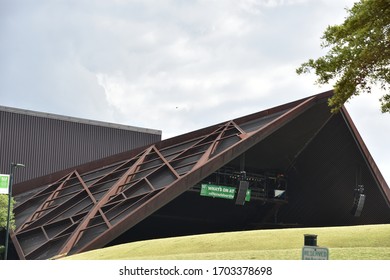 HOUSTON, TX – APR 18: Miller Outdoor Theater At Hermann Park In Houston, Texas, As Seen On Apr 18, 2019. It Is An Outdoor Theater For The Performing Arts.