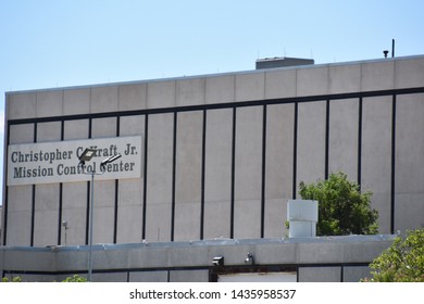 HOUSTON, TX - APR 19: Christopher C. Kraft Jr. Mission Control Center At Space Center In Houston Texas On Apr 19 2019. Its A NASA Johnson Space Center Official Visitor Center And Smithsonian Museum.