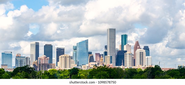 Houston, Tx Skyline Cityscape