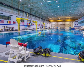 Houston, TX - USA - Ca. 2020: Neutral Buoyancy Laboratory In Houston, Texas