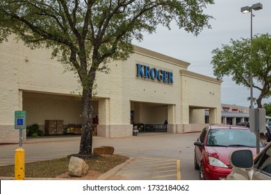 Houston TX/USA - May 2020: Kroger Grocery Store 