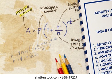 How To Calculate Annuity And Principal Value.
