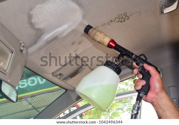 How Clean Interior Roof Car Stock Photo Edit Now 1042496344