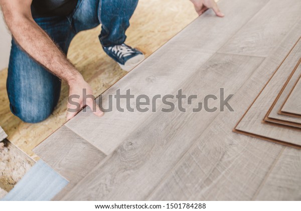 How Lay Laminate Flooring Professional Technology Stock