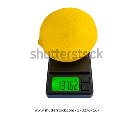 How many grams does a lemon weigh?