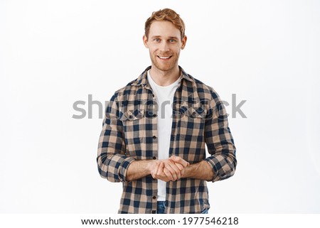 Similar – Portrait of a casual guy