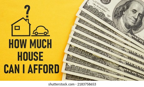 How Much House Can Afford Home Stock Photo 2183758653 | Shutterstock