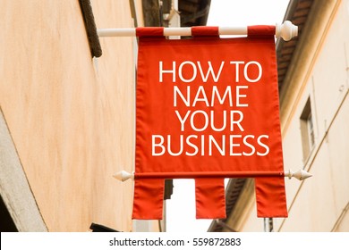 How To Name Your Business