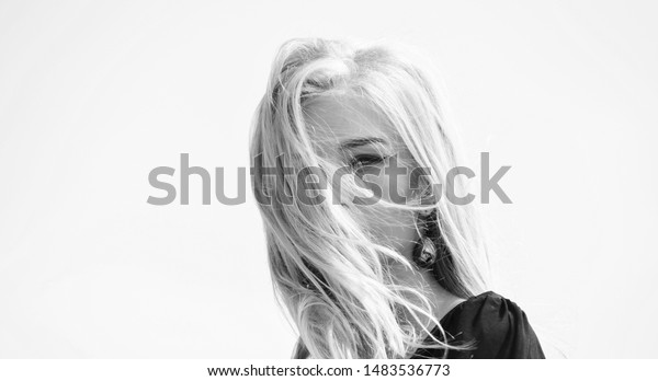 How Take Care Bleached Hair Girl Stock Photo Edit Now 1483536773