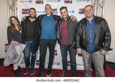 Howard Frank With Group Attends Scary People Party At TheStream.tv  December 19, 2016 In Hollywood, California. 