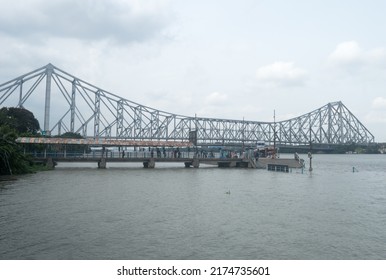 The Howrah Bridge, A Balanced Attached Cantilever Bridge Covering Over The Hooghly River In West Bengal, India, South Asia Pacific June 28, 2022