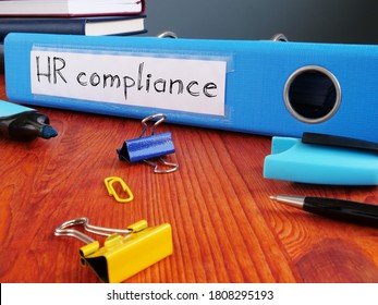 HR Compliance Is Shown On The Conceptual Business Photo