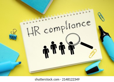 HR Compliance Is Shown On The Photo Using The Text