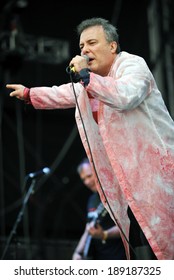 HRADEC KRALOVE, CZECH - JULY 5: American Singer Jello Biafra During Performance On Festival Rock For People In Hradec Kralove, Czech Republic, July 5, 2010.