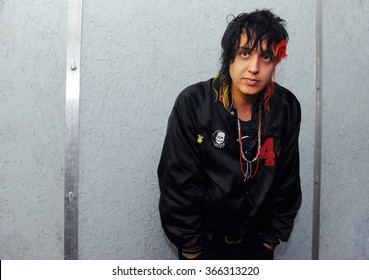 HRADEC KRALOVE - JUNE 6: American Singer Julian Casablancas At Festival Rock For People In Hradec Kralove, Czech Republic, June 6, 2015.