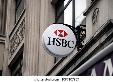 HSBC Bank Branch In Istanbul, Turkey On Feb 9, 2015.