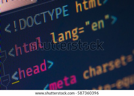 Html header markup, macro